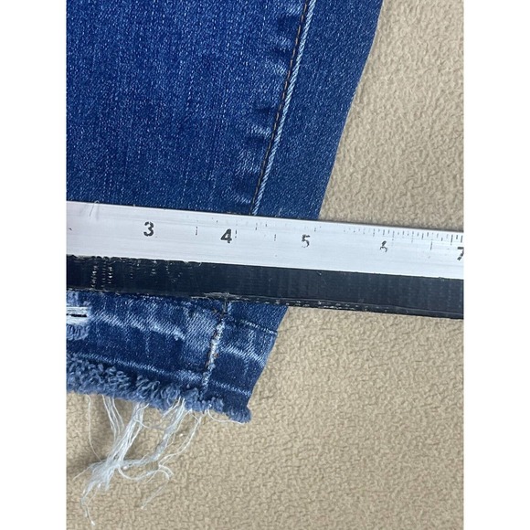 Madewell 10" High Rise Skinny Women's 24 Blue Casual Denim Stretch Button Fly - Picture 7 of 15
